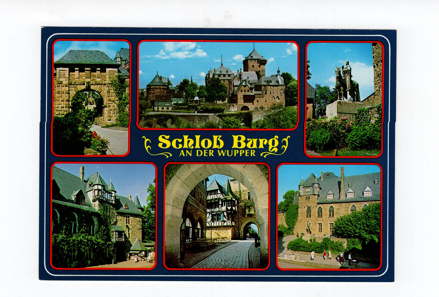 Ansichtskarte Schloss Burg an der Wupper