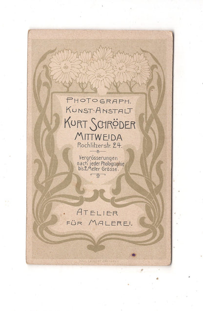 Fotografie Feine Dame - Mittweida um 1900