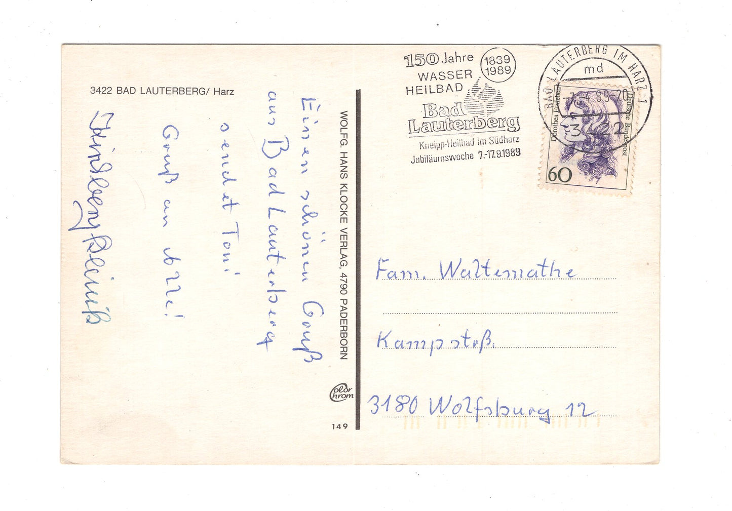 Ansichtskarte Bad Lauterberg / Harz