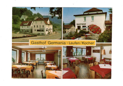 Ansichtskarte Gasthof Germania / Laufen / Kocher
