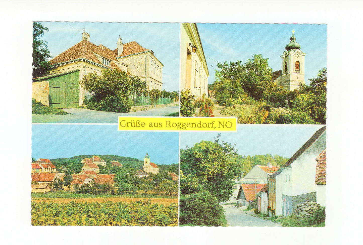 Ansichtskarte Roggendorf / Niederösterreich / Österreich