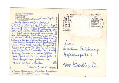 Ansichtskarte Braunlage2 - Hohegeiß / Caritas Erholungsheim Haus Ebersberg / J1-62