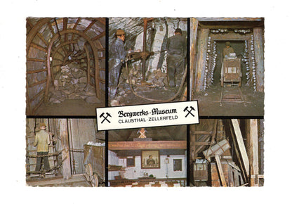 Ansichtskarte Clausthal-Zellerfeld Bergwerks-Museum / K1-55