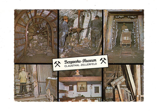 Ansichtskarte Clausthal-Zellerfeld Bergwerks-Museum / K1-55