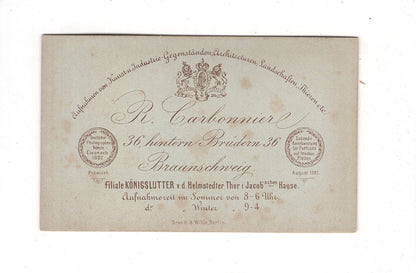 Fotografie Feiner Junge - Braunschweig 1880er / CDV N1-04
