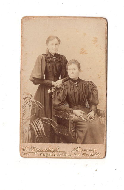 Fotografie Feine Damen - Hannover um 1890