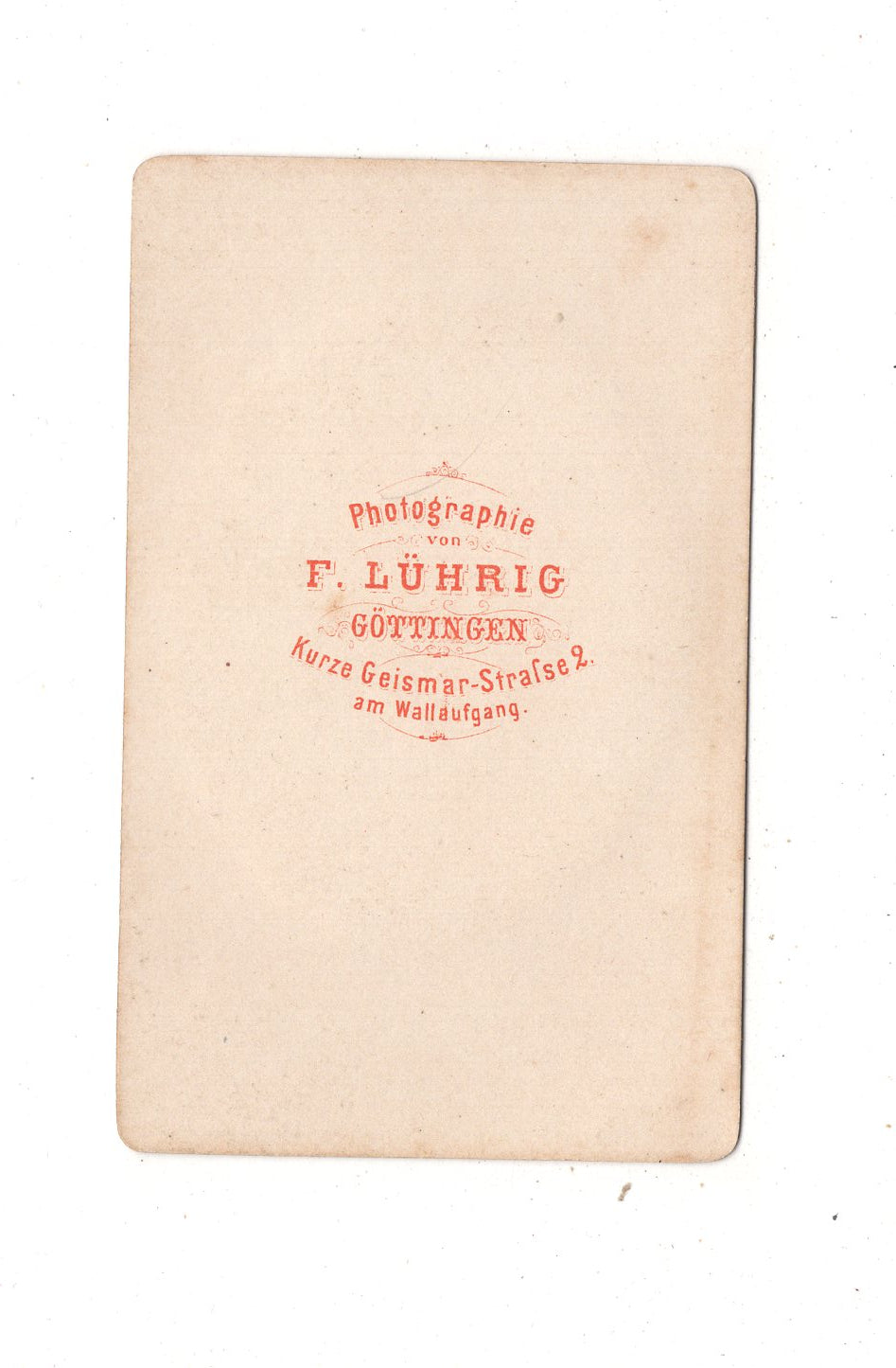 Fotografie Soldat - Göttingen 1860er / CDV M1-02