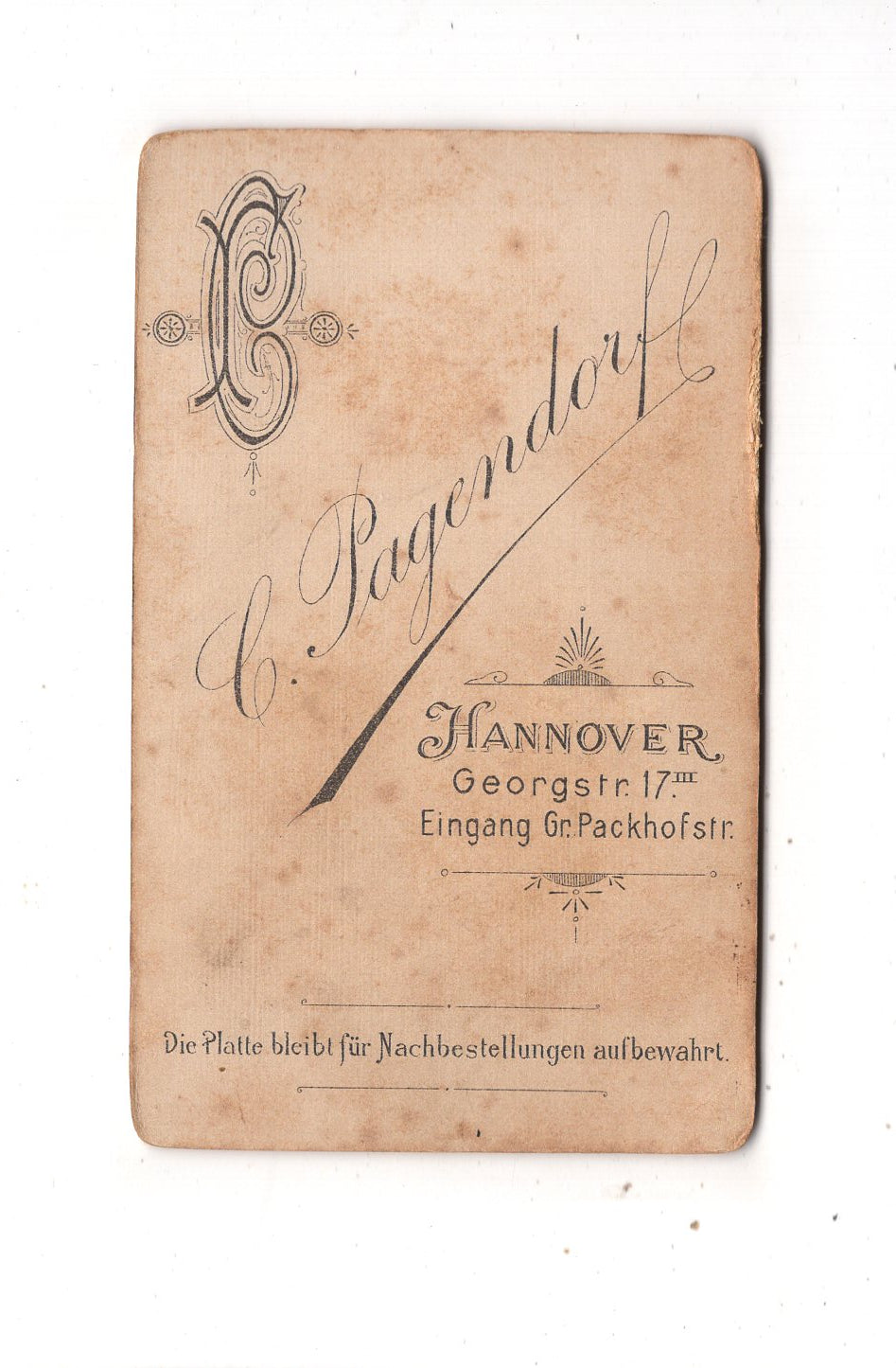 Fotografie Feine Damen - Hannover um 1890