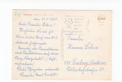 Ansichtskarte Heidelberg am Neckar / Königstuhl