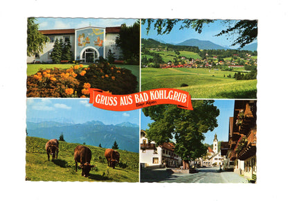 Ansichtskarte Bad Kohlgrub / Bayerische Alpen / Dorfpartie +++