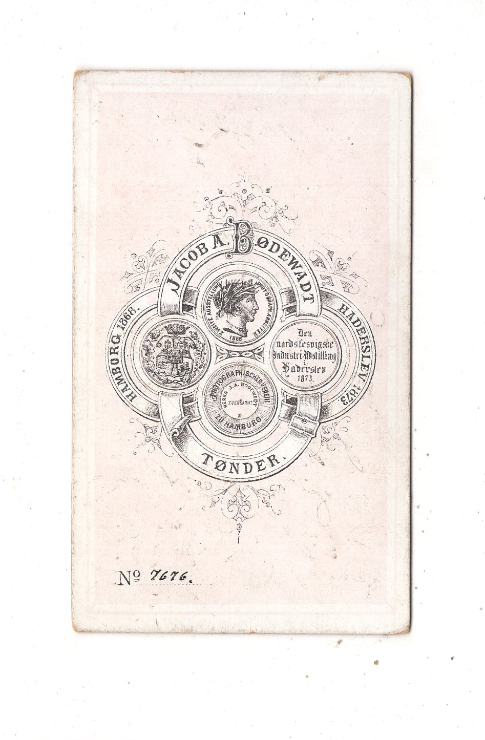 Fotografie Feines Paar - Tonder 1870er