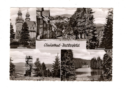 Ansichtskarte Clausthal-Zellerfeld / Marktkirche +++ / K1-55