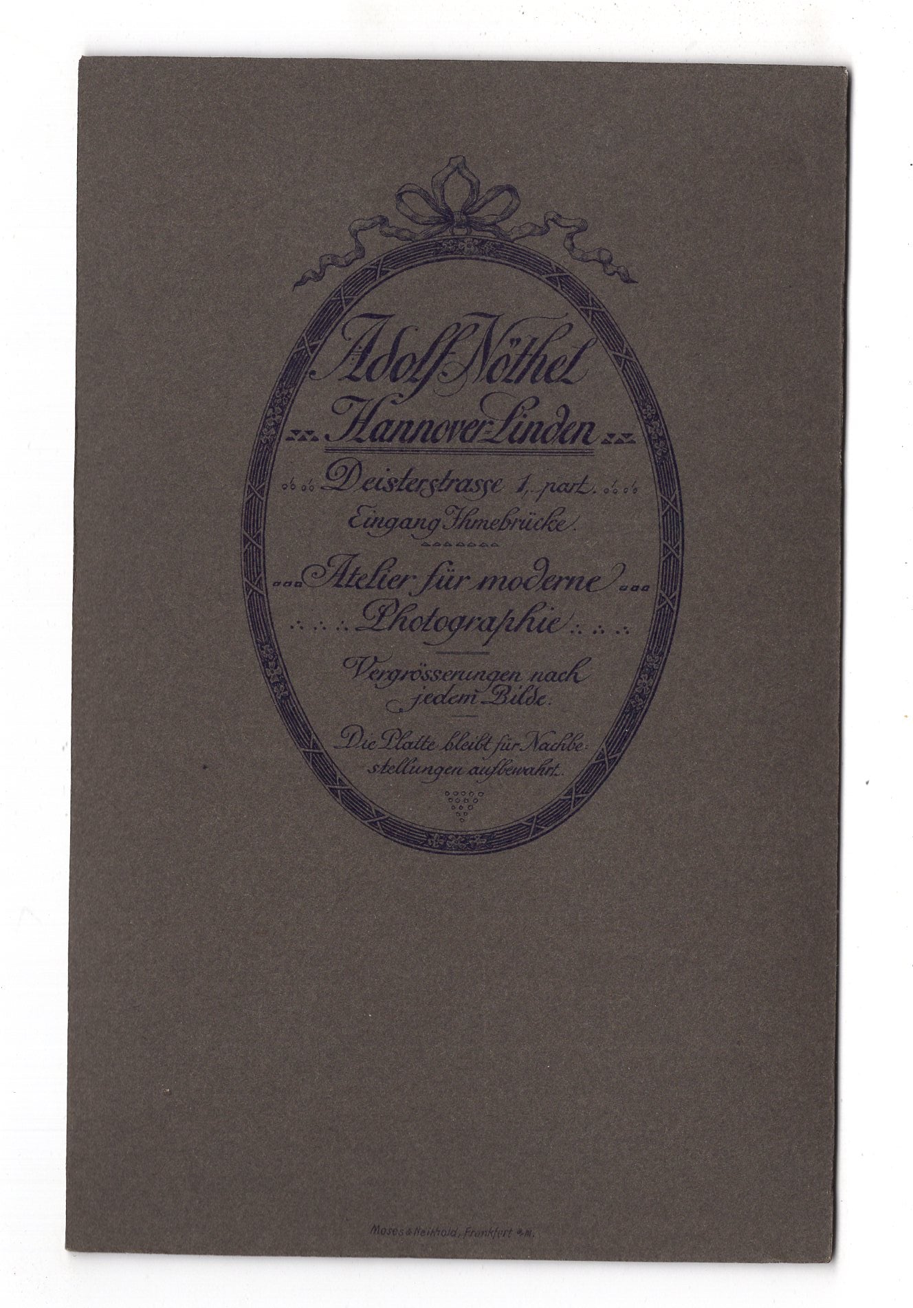 Fotografie Feines Paar - Hannover-Linden um 1910 / CAB X-31