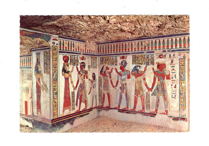 Ansichtskarte Luxor / Tal der Königinnen / Grab des Amenherchopschef / Ägypten