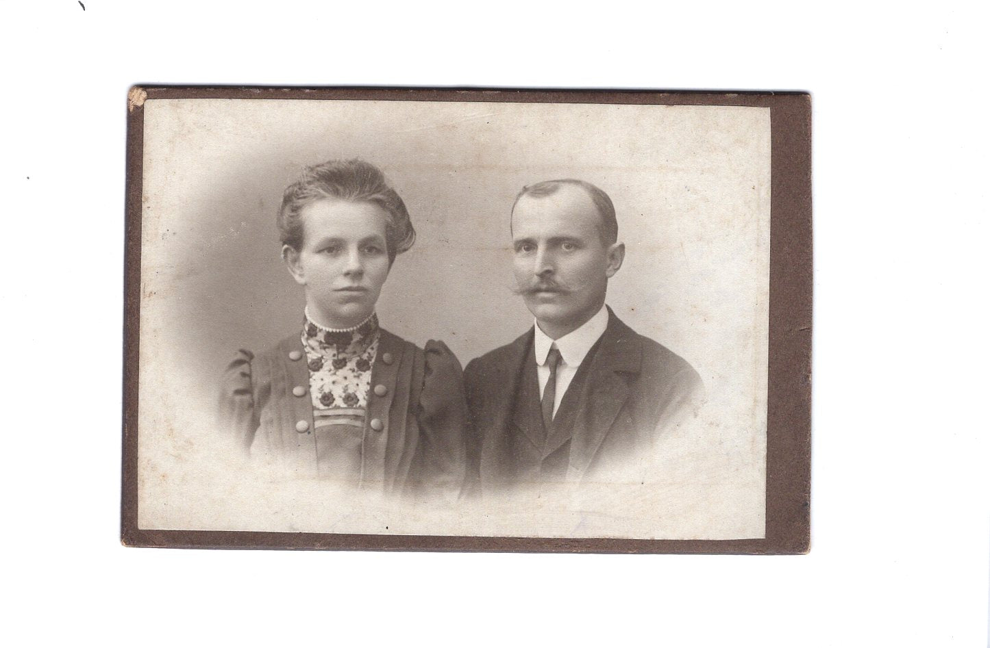 Fotografie Feines Paar - Freiwaldau Jesenik 1900er