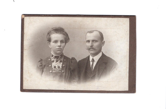 Fotografie Feines Paar - Freiwaldau Jesenik 1900er