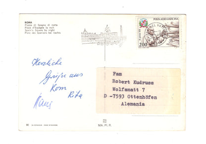 Ansichtskarte Roma Rom / Piazza di Spagna / Italien