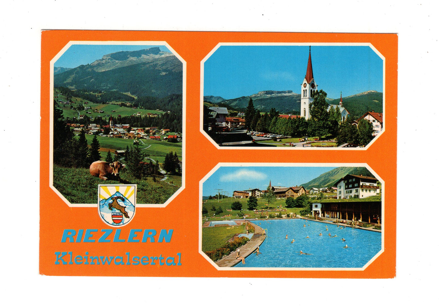 Ansichtskarte Kleinwalsertal / Riezlern / Österreich