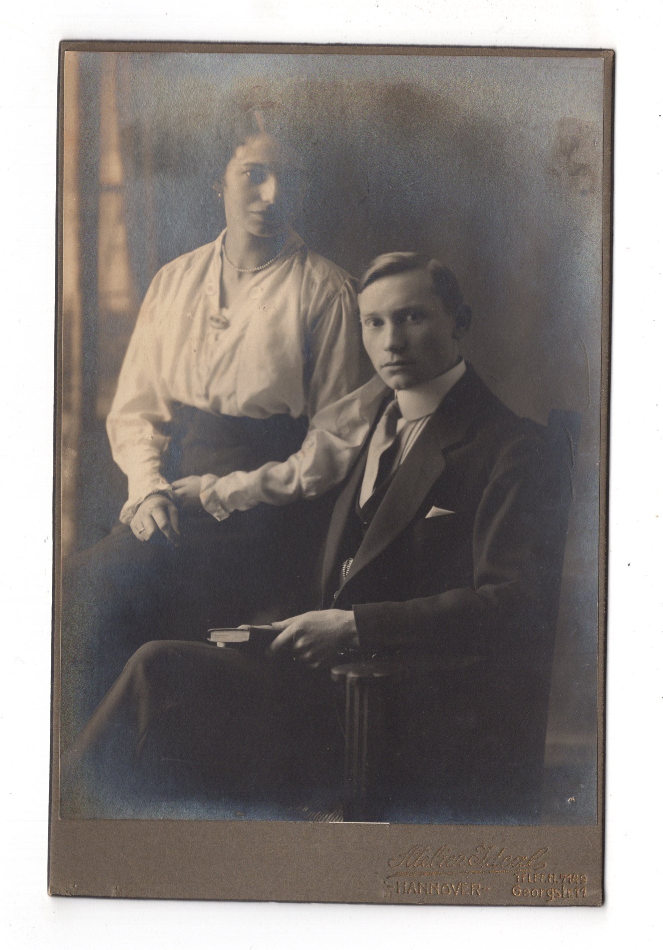 Fotografie Feines Paar - Hannover 1917 / CAB X-31