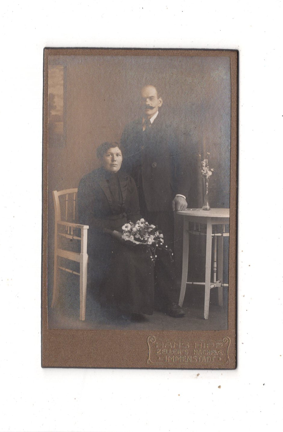 Fotografie Feines Paar - Immenstadt 1910er