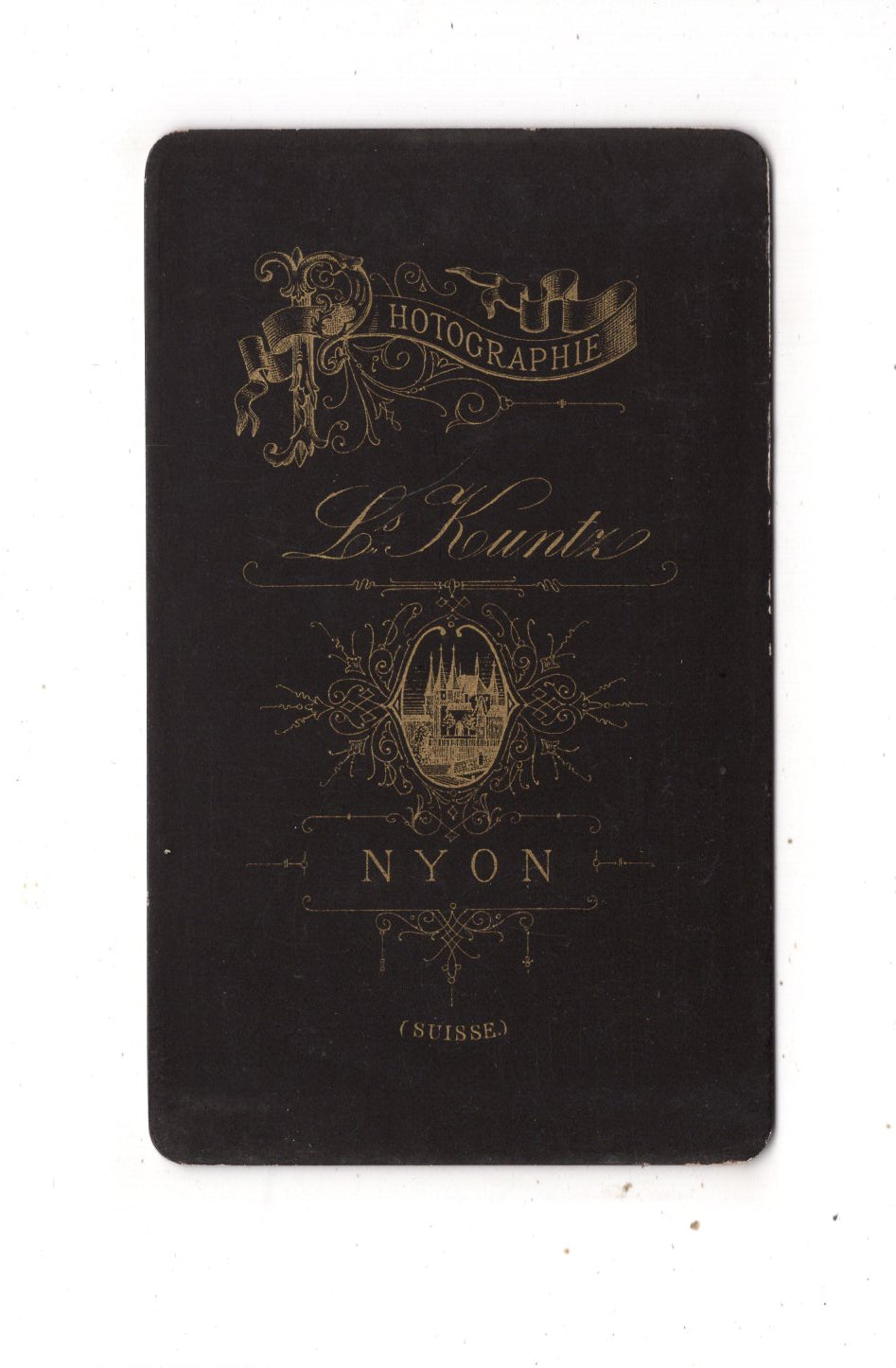 Fotografie Feine Dame - Nyon 1880er