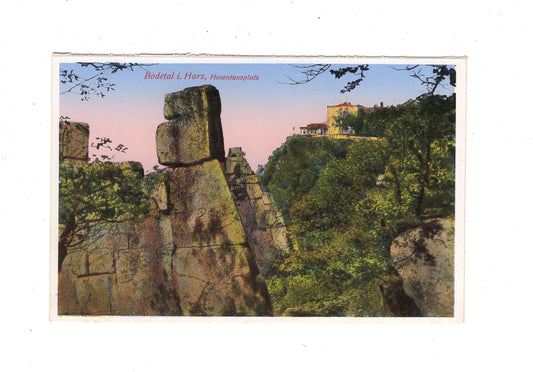 Ansichtskarte Bodetal im Harz / Hexentanzplatz / K1-55