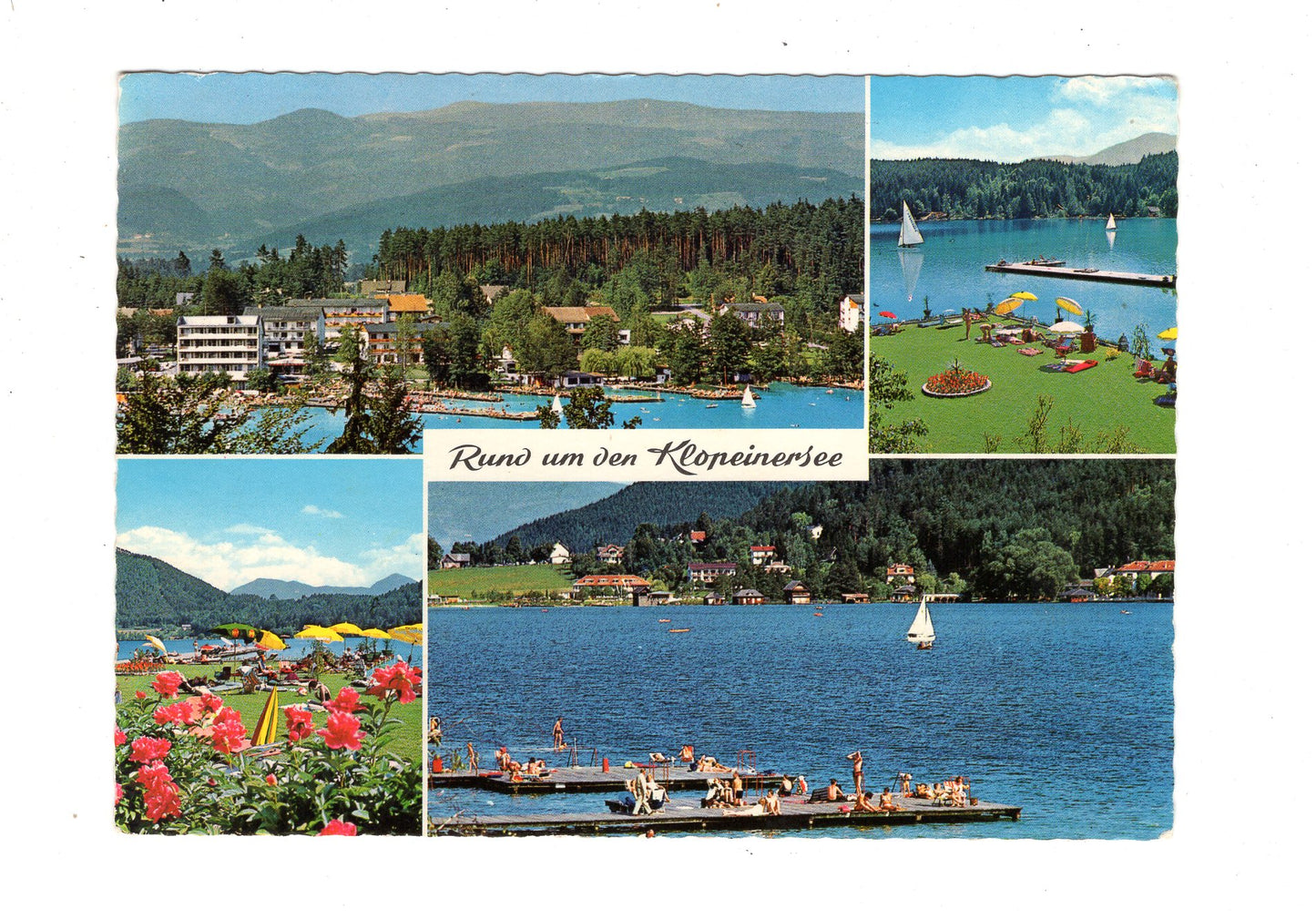 Ansichtskarte Rund um den Klopeiner See / Kärnten / Österreich