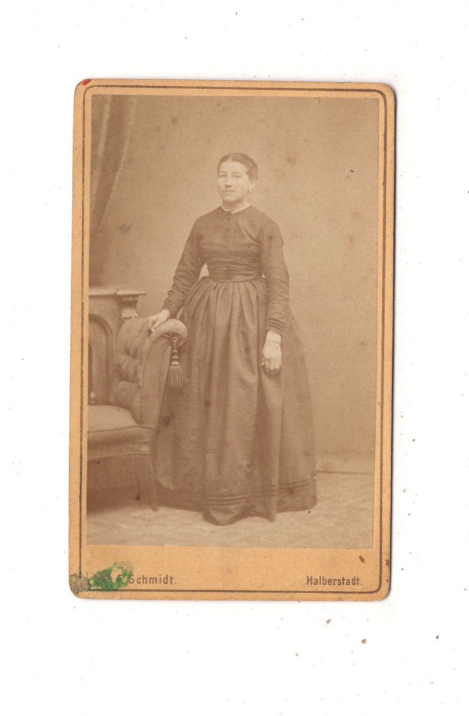 Fotografie Feine Dame - Halberstadt 1870er