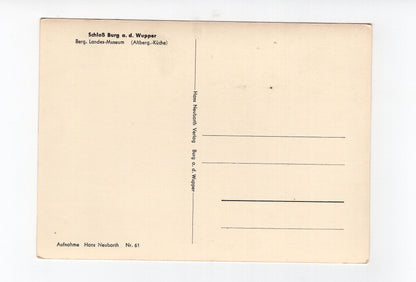 Ansichtskarte Schloss Burg an der Wupper