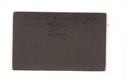 Fotografie Feiner Junge mit Widmung - Hannover 1900er / CDV N1-05