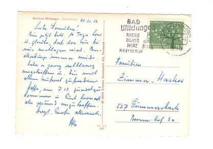 Ansichtskarte Bad Wildungen / Wandelhalle / H1-68