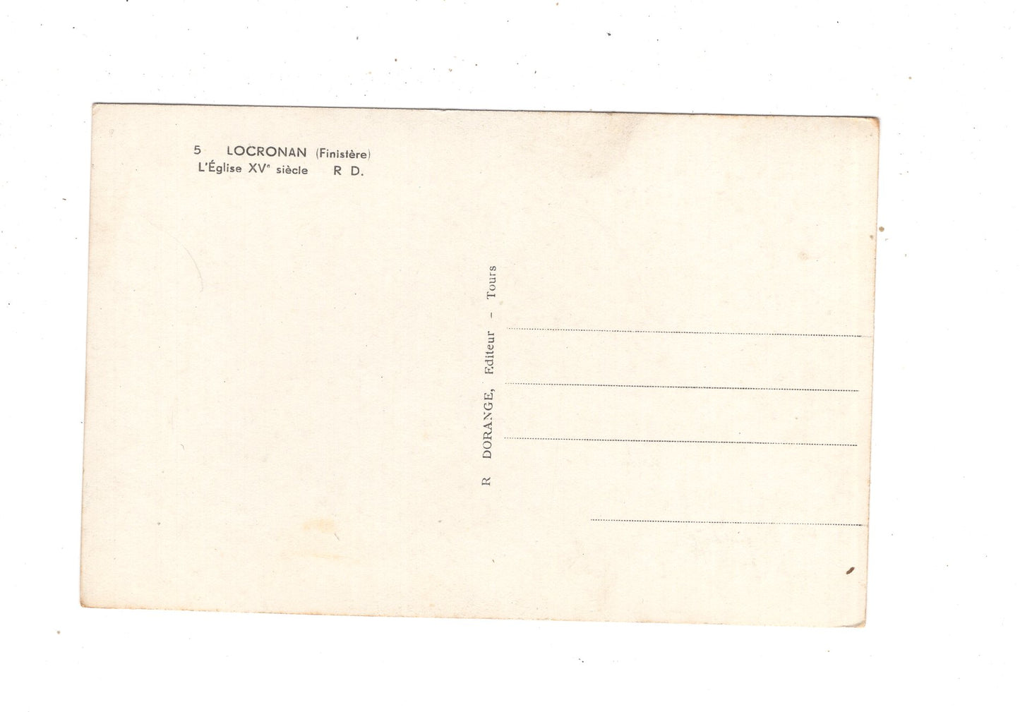 Ansichtskarte Locronan / L´Eglise / Frankreich / N1-61