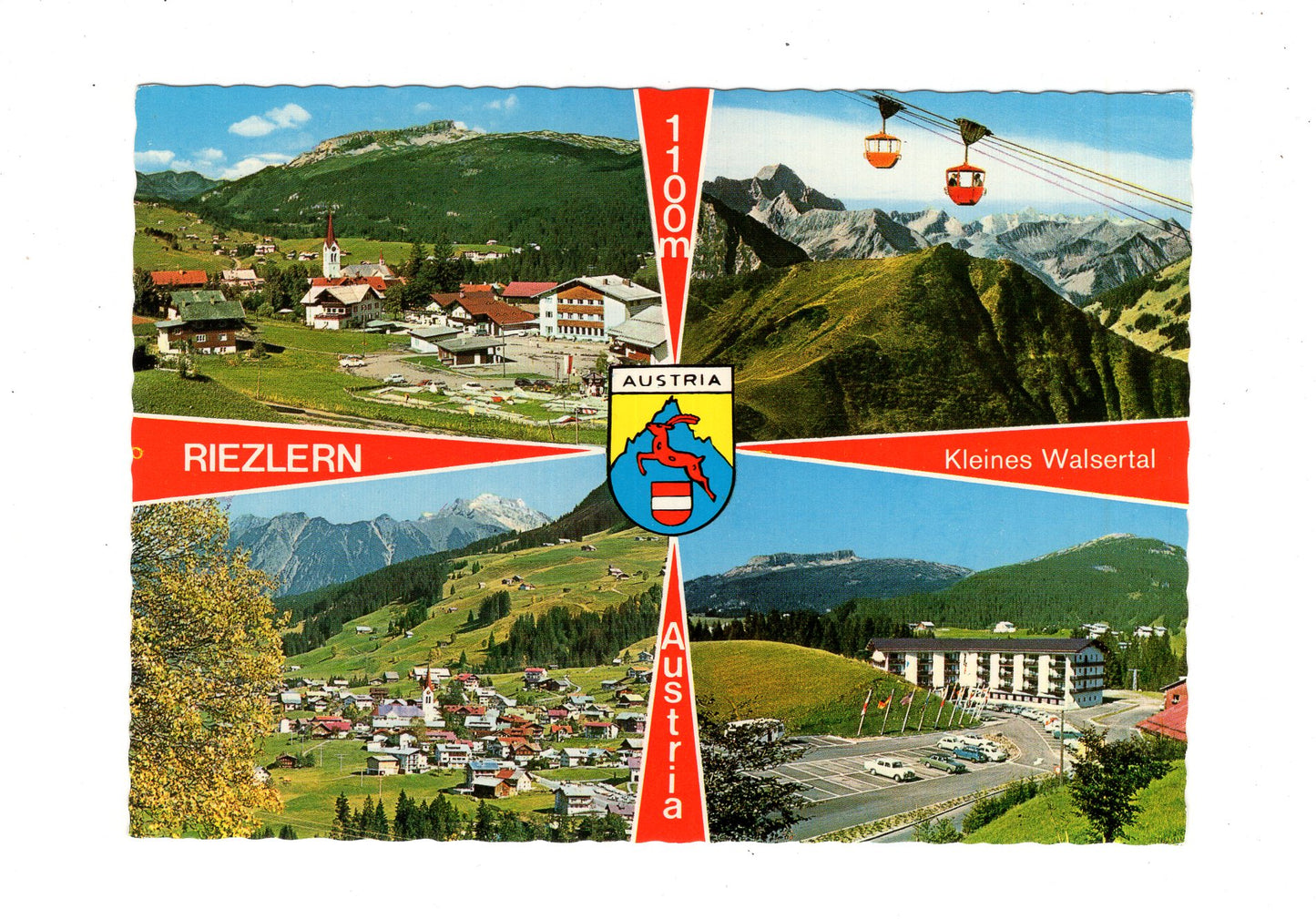 Ansichtskarte Kleinwalsertal / Riezlern / Österreich