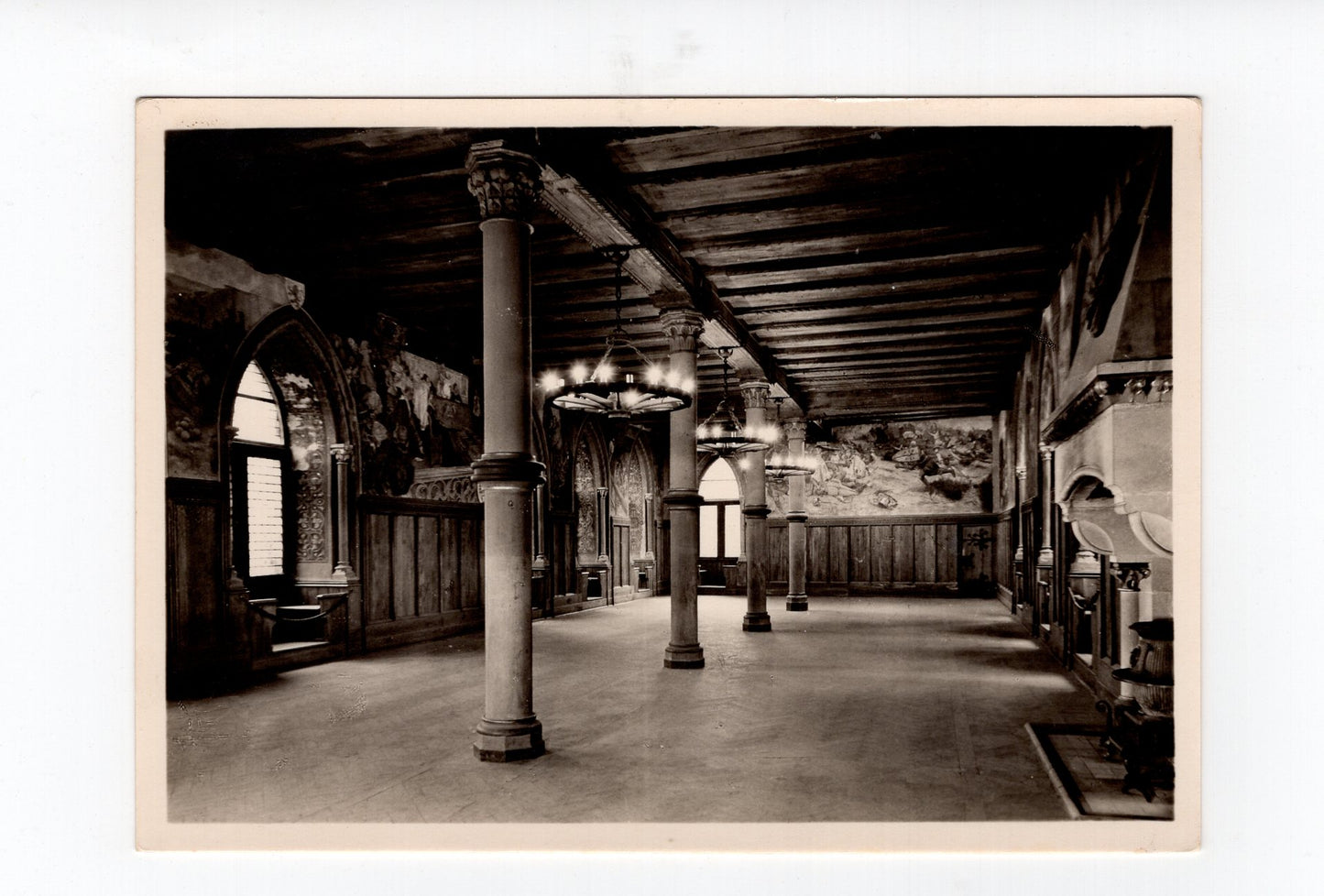 Ansichtskarte Schloss Burg an der Wupper / Rittersaal