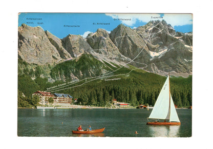 Ansichtskarte Garmisch-Partenkirchen / Eibsee mit Zugspitze / G1-55