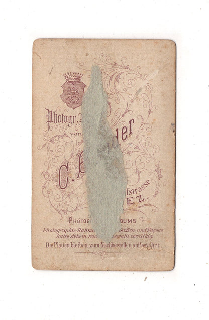 Fotografie Soldat - Diez an der Lahn 1870er / CDV M1-02