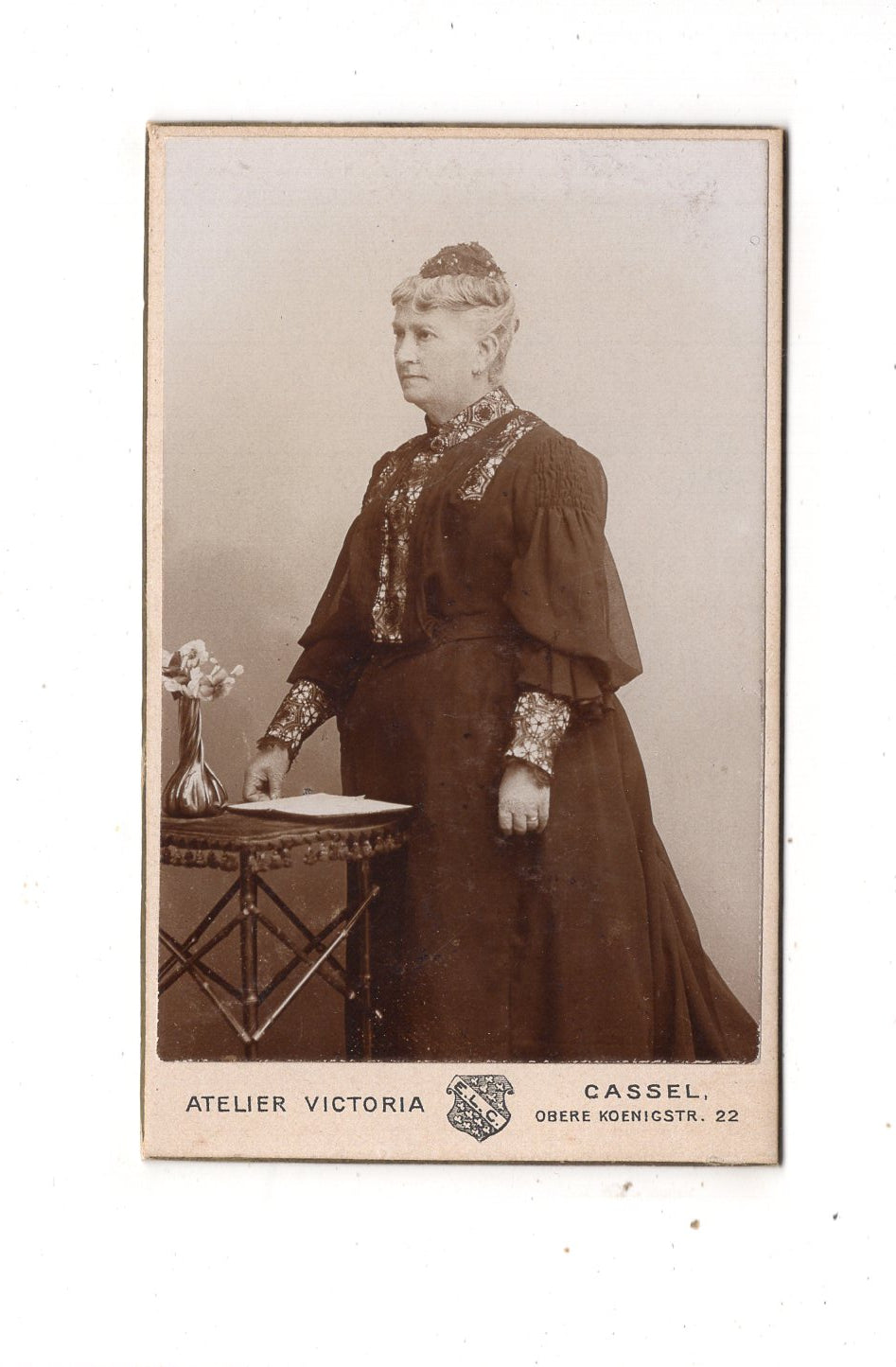 Fotografie Feine Dame - Kassel 1890er