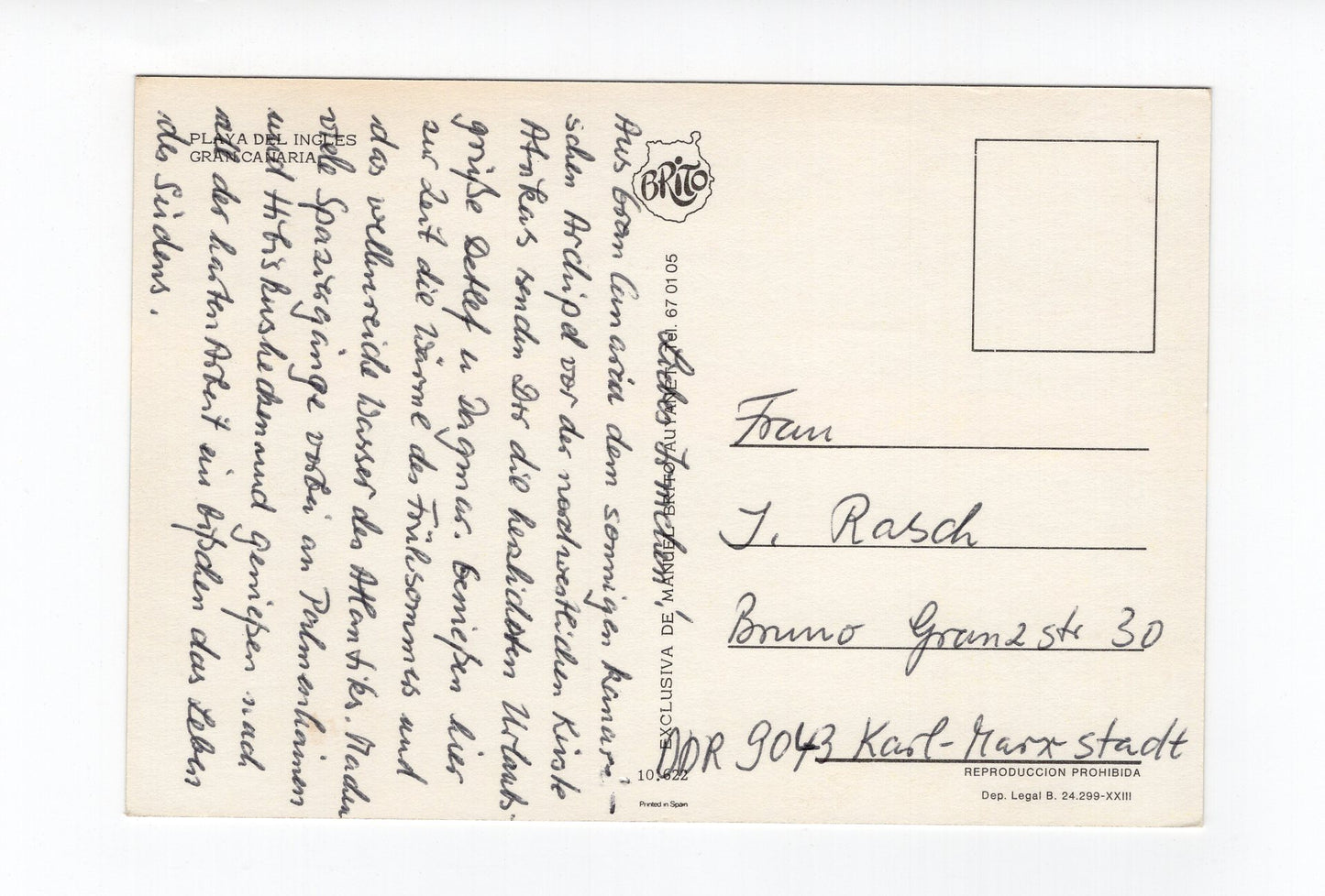 Ansichtskarte Playa del Ingles / Gran Canaria / Spanien