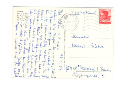 Ansichtskarte Roma Rom / Piazza S. Pietro / Italien