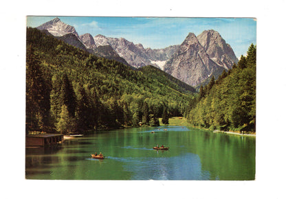 Ansichtskarte Garmisch-Partenkirchen / Riessersee mit Alpspitze +++ / G1-55