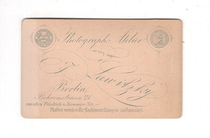 Fotografie Soldat - Berlin um 1890 / CDV M1-02