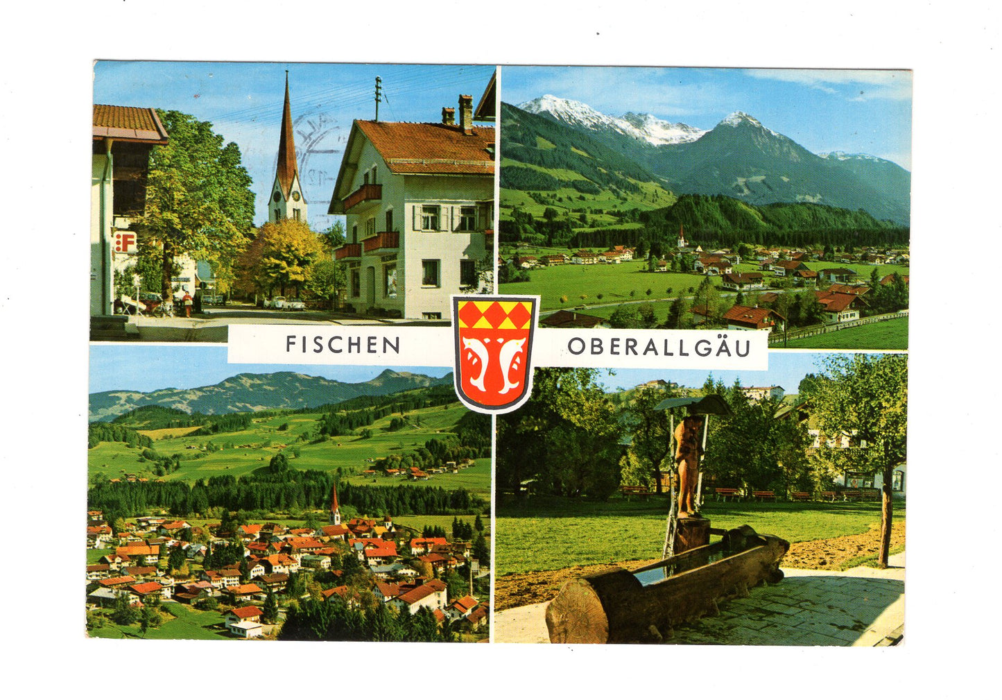 Ansichtskarte Fischen im Oberallgäu