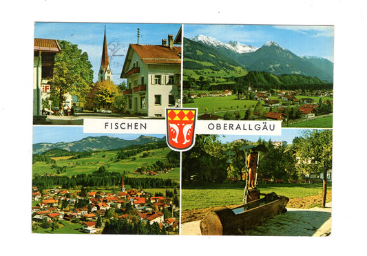 Ansichtskarte Fischen im Oberallgäu