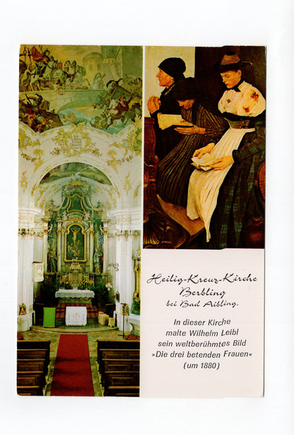 Ansichtskarte Heilig-Kreuz-Kirche Berbling bei Bad Aibling