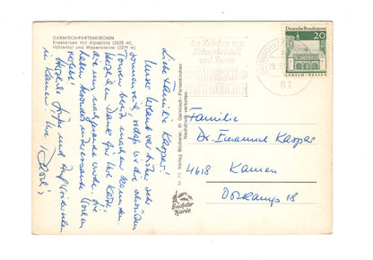 Ansichtskarte Garmisch-Partenkirchen / Riessersee mit Alpspitze +++ / G1-55