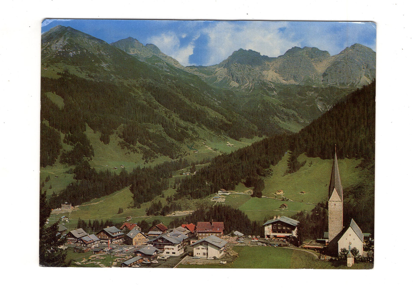 Ansichtskarte Kleinwalsertal / Mittelberg / Österreich