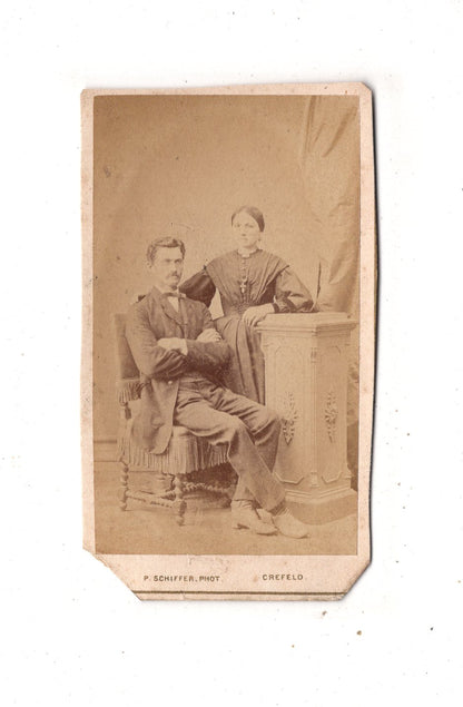 Fotografie Feines Paar - Krefeld 1860er