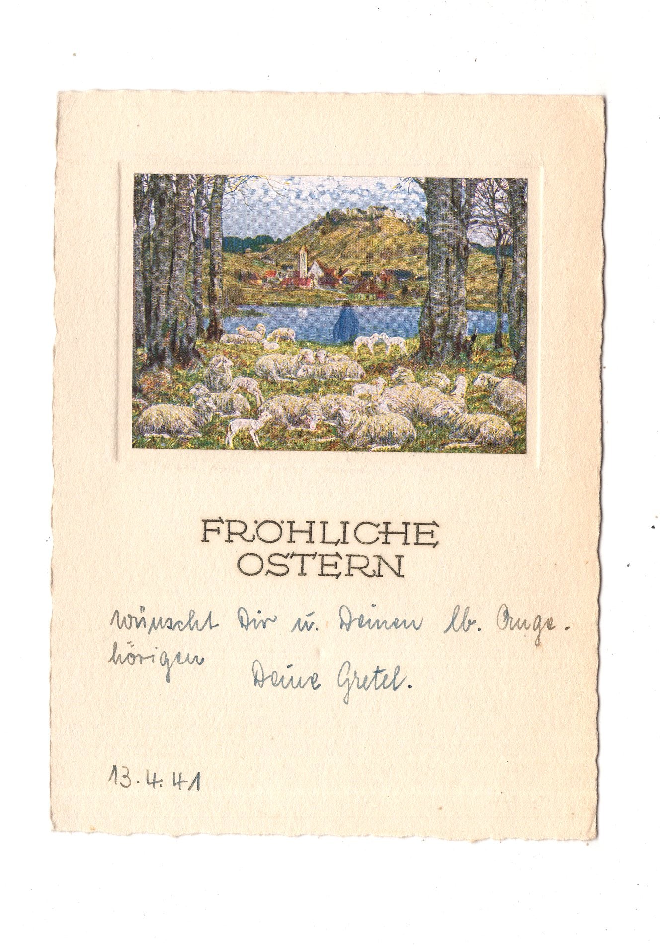 Ansichtskarte Feiertage / Frohe Ostern / L1-53