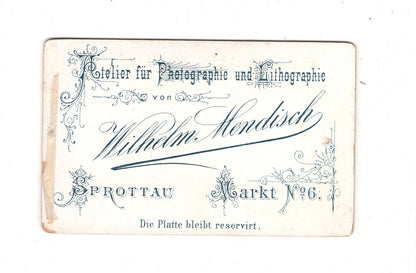 Fotografie Soldat - Sprottau Szprotawa 1890er / CDV M1-02