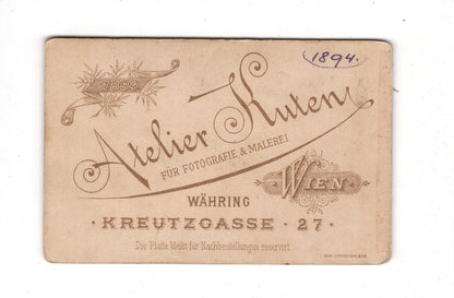 Fotografie Feiner Junge - Wien 1890er / CDV N1-05